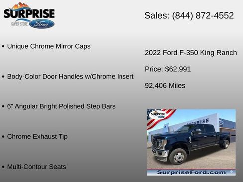 Used 2022 Ford F350 King Ranch w/ King Ranch Ultimate Package AWD/4WD image 21