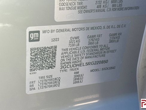 Certified 2024 Chevrolet Silverado 1500 ZR2 w/ Technology Package AWD/4WD image 36