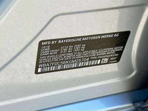 Used 2019 BMW 750i w/ M Sport Package image 40