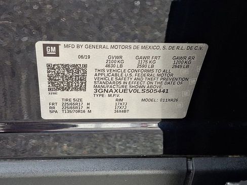 Certified 2020 Chevrolet Equinox LT AWD/4WD image 29
