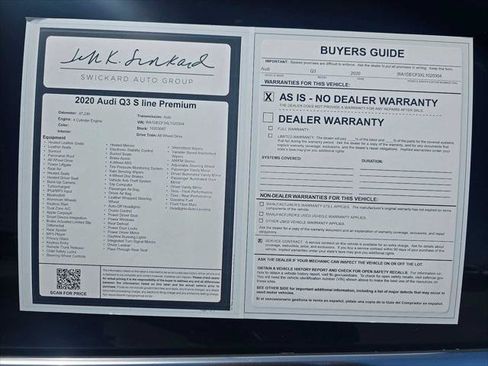 Used 2020 Audi Q3 2.0T Premium w/ Convenience Package AWD/4WD image 16
