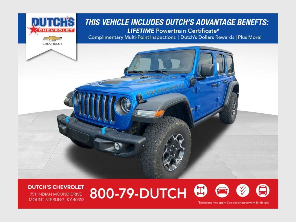 Used 2023 Jeep Wrangler Unlimited Rubicon 4xe w/ Steel Bumper Group AWD/4WD 360° Tour