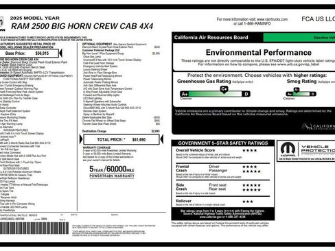 Used 2025 RAM 2500 Big Horn AWD/4WD image 2