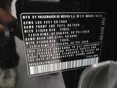 Used 2023 Volkswagen Taos SE w/ Black Wheel Package FWD image 33