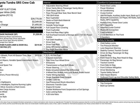Certified 2018 Toyota Tundra SR5 w/ SR5 Upgrade Package AWD/4WD image 26
