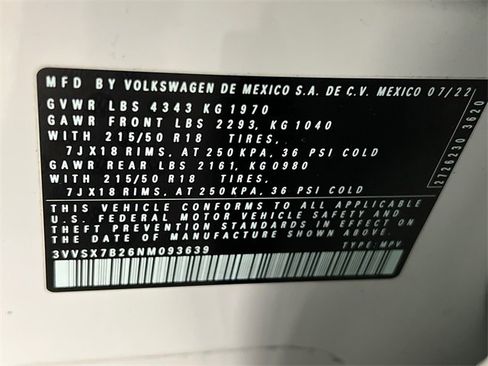 Certified 2022 Volkswagen Taos SE image 28