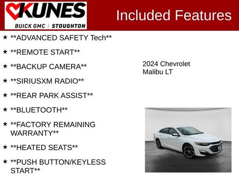 Used 2024 Chevrolet Malibu LT FWD image 2