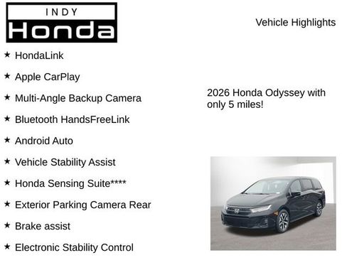 New 2026 Honda Odyssey EX-L image 7