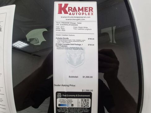 Used 2017 RAM 3500 Laramie Longhorn w/ Convenience Group image 35