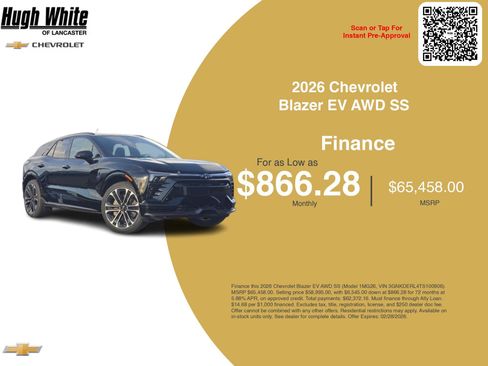 New 2026 Chevrolet Blazer EV SS image 6