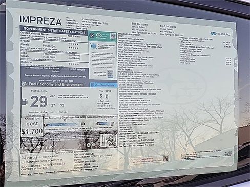 New 2026 Subaru Impreza 2.0i Sport image 23