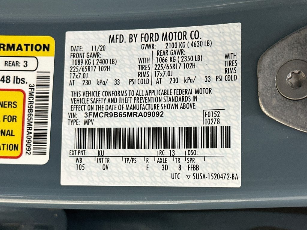 Used 2021 Ford Bronco Sport Big Bend AWD/4WD image 38
