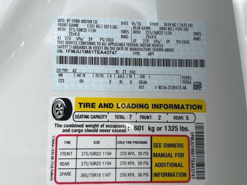 New 2026 Ford Expedition Platinum w/ Driver's Package AWD/4WD image 33