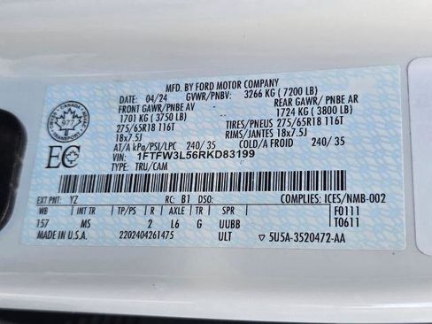 Certified 2024 Ford F150 XLT w/ Tow/Haul Package AWD/4WD image 32