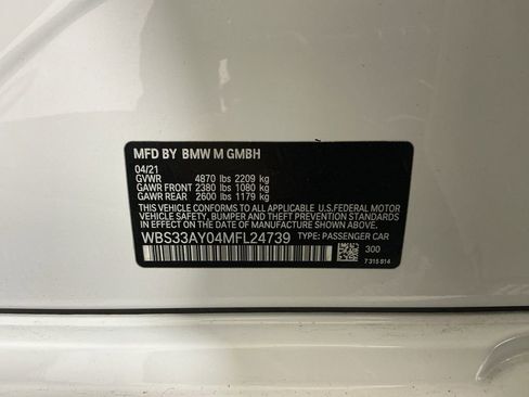 Used 2021 BMW M3 Competition w/ Executive Package image 33