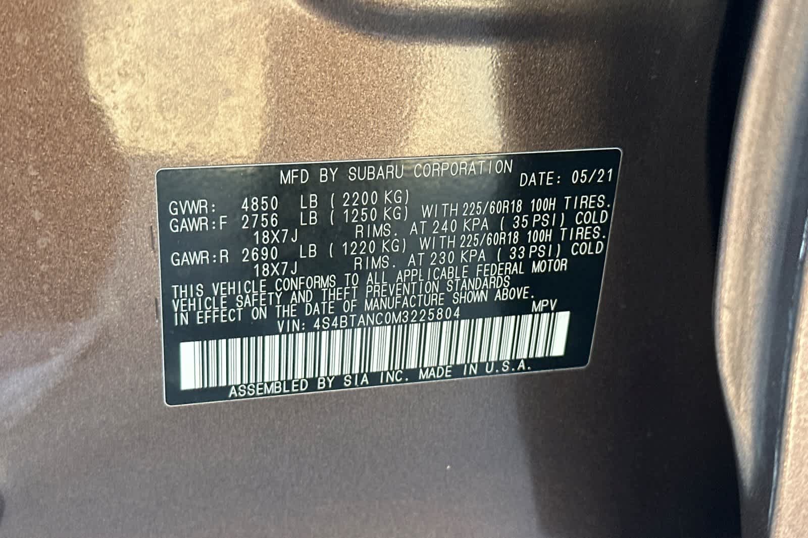 Used 2021 Subaru Outback Limited AWD/4WD image 28
