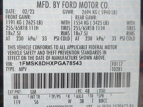 Used 2023 Ford Explorer XLT w/ Equipment Group 202A image 29