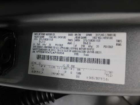 Used 2020 Ford F150 XLT w/ Equipment Group 302A Luxury AWD/4WD image 45