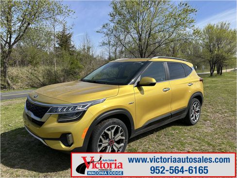 Used 2021 Kia Seltos SX w/ SX Sunroof Package AWD/4WD image 1