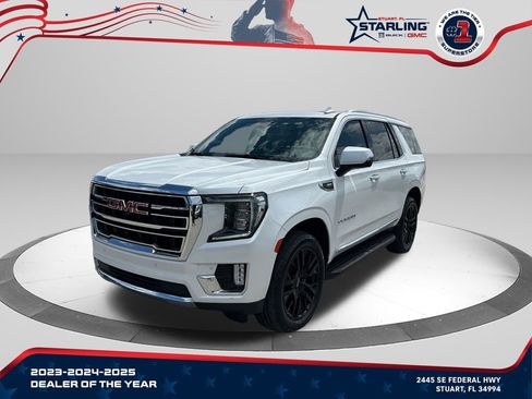 Used 2021 GMC Yukon SLT w/ SLT Premium Package RWD image 1