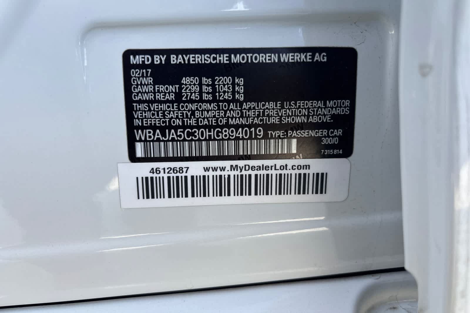Used 2017 BMW 530i RWD image 26