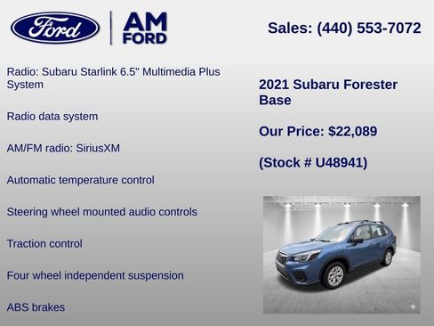 Used 2021 Subaru Forester AWD/4WD image 6