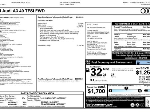 Used 2024 Audi A3 2.0T Premium image 5