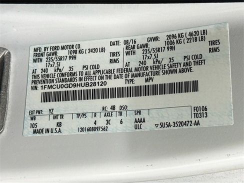 Used 2017 Ford Escape SE image 25