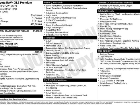 Used 2021 Toyota RAV4 XLE Premium FWD image 47