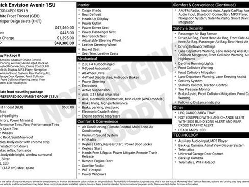 Used 2023 Buick Envision Avenir image 38