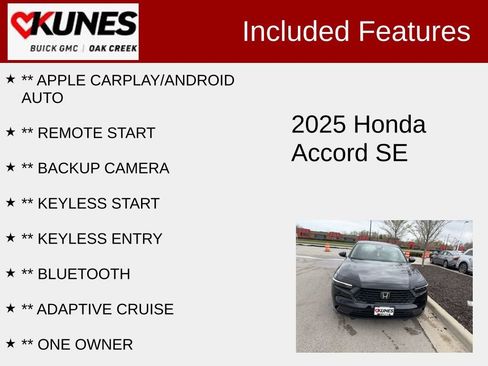 Used 2025 Honda Accord SE image 2