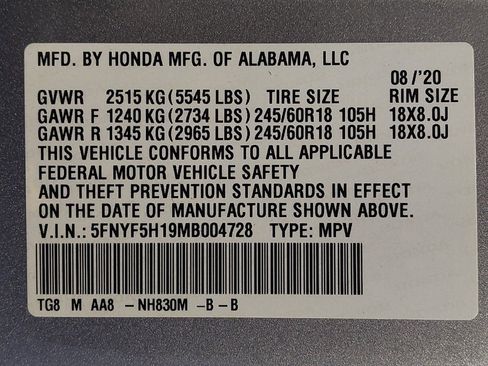 Used 2021 Honda Pilot LX image 33