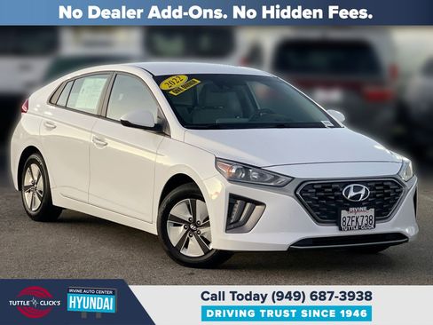 Certified 2022 Hyundai Ioniq Blue image 1