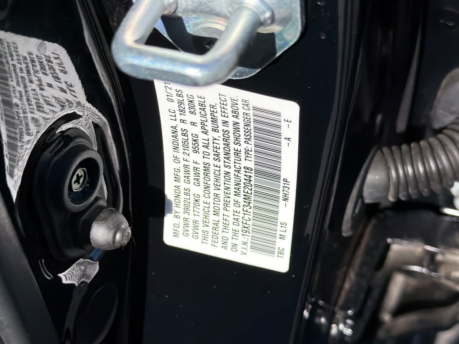 Used 2021 Honda Civic EX image 31