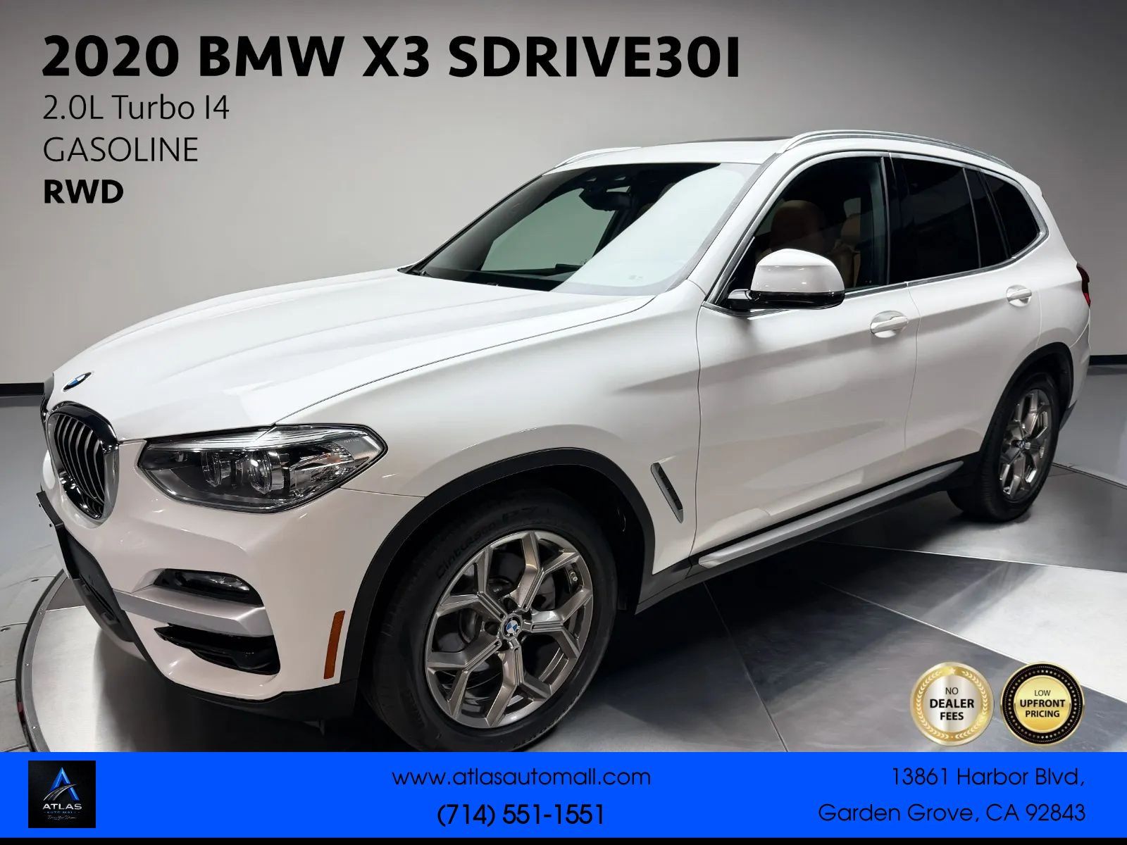 Used 2020 BMW X3 sDrive30i w/ Convenience Package RWD image 1