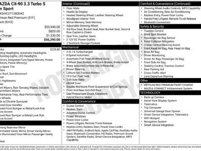 New 2026 MAZDA CX-90 3.3 Turbo S w/ Premium Package