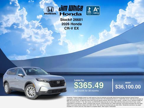 New 2026 Honda CR-V EX image 3