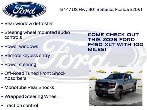New 2026 Ford F150 XLT w/ FX4 Off-Road Package AWD/4WD image 25