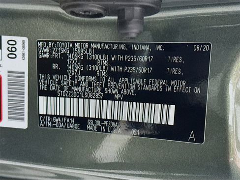 Certified 2020 Toyota Sienna L image 36