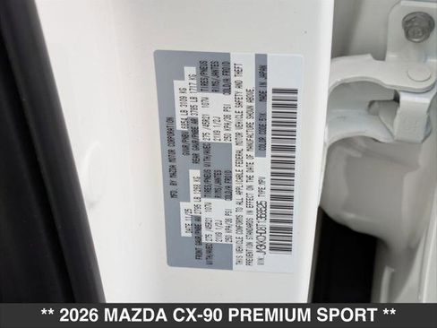 New 2026 MAZDA CX-90 3.3 Turbo w/ Premium Sport Pkg image 15
