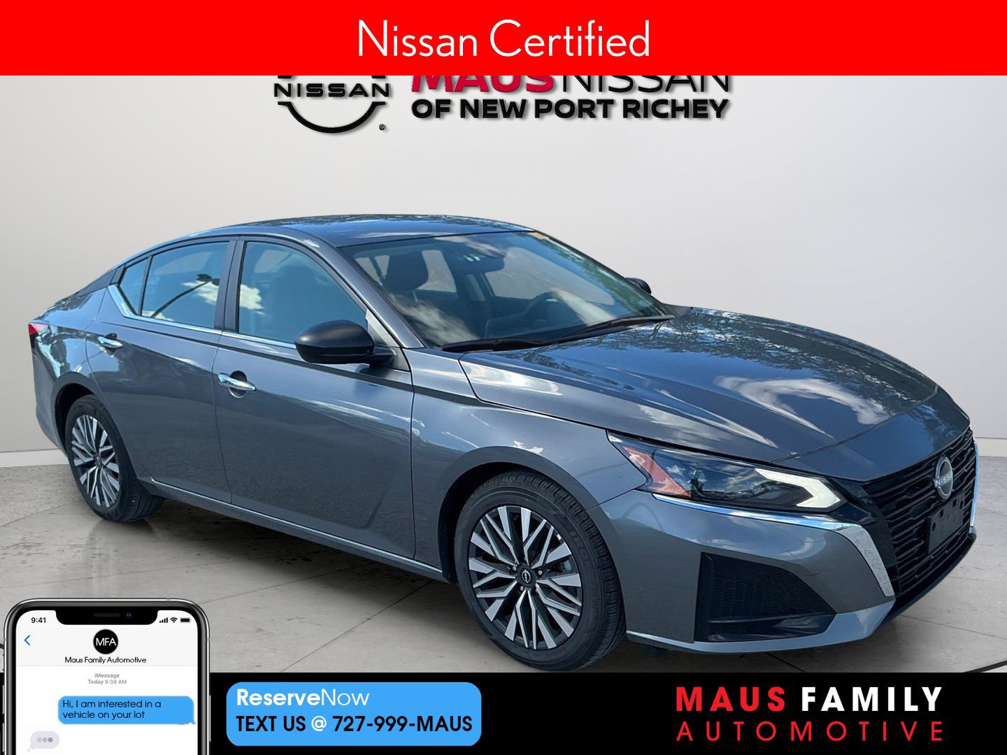Certified 2025 Nissan Altima 2.5 SV FWD image 1