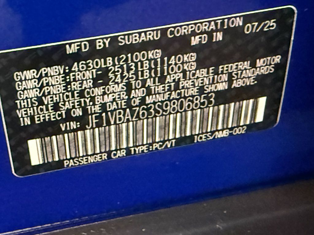 Used 2025 Subaru WRX tS AWD/4WD image 54