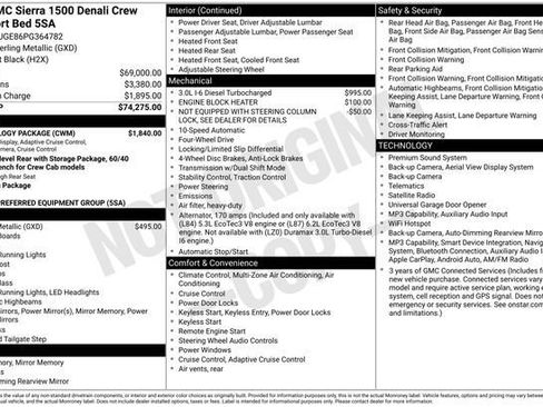 Used 2023 GMC Sierra 1500 Denali w/ Technology Package AWD/4WD image 3
