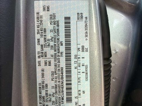 Used 2022 Ford Escape SEL AWD/4WD image 35