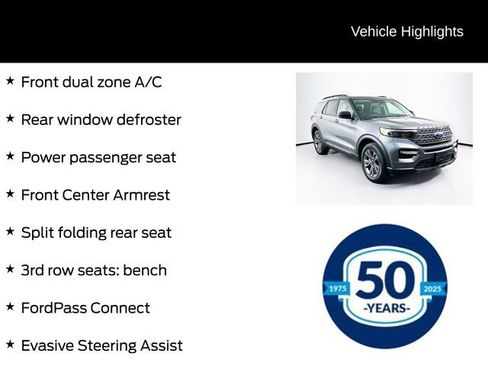 Used 2024 Ford Explorer XLT w/ Equipment Group 202A AWD/4WD image 16