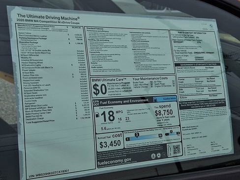 New 2026 BMW M4 xDrive Competition w/ Executive Package image 18