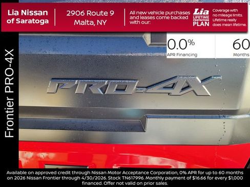 New 2026 Nissan Frontier PRO-4X w/ Pro Premium Package image 5