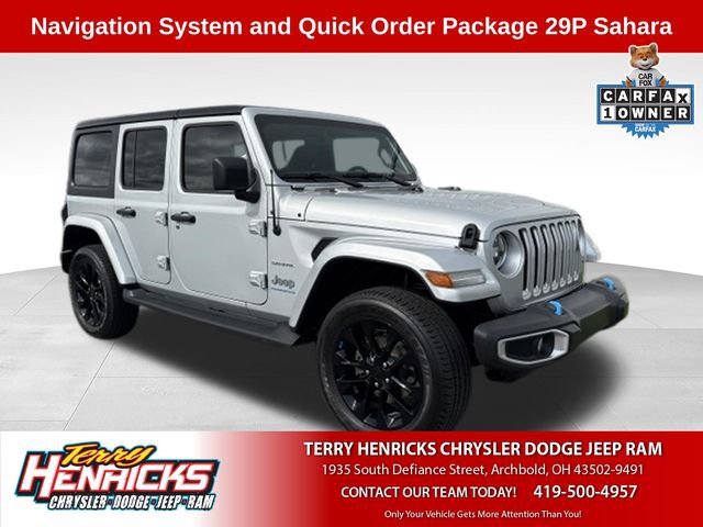 Used 2023 Jeep Wrangler Unlimited Sahara w/ Cold Weather Group AWD/4WD 360° Tour