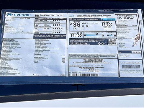 New 2026 Hyundai Tucson Limited image 14