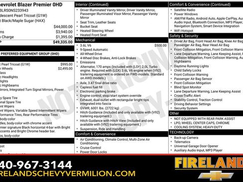 Used 2022 Chevrolet Blazer Premier image 2